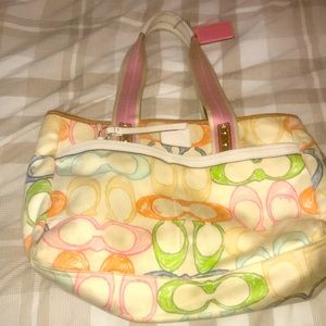 Colorful Coach Bag